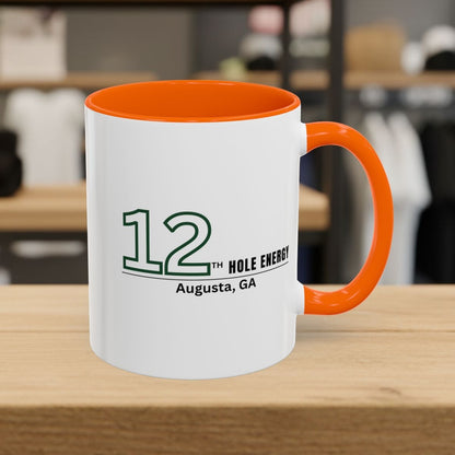 12th Hole Energy - Golf Mug in Orange