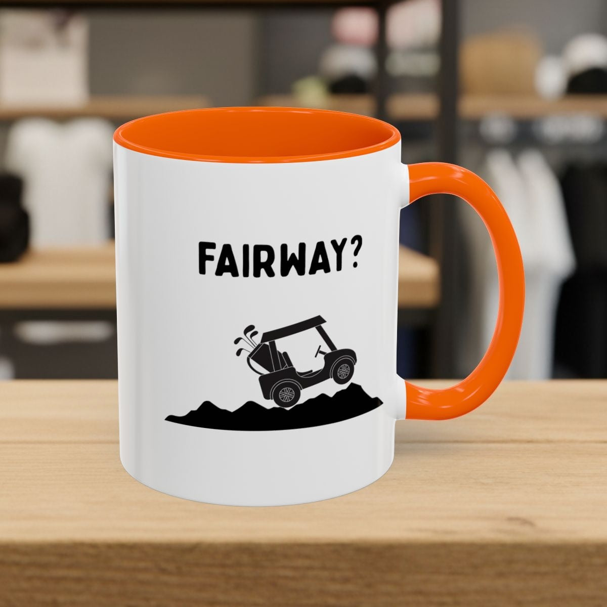 Fairway? - Golf Mug - 11oz in Orange