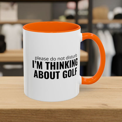 Do Not Disturb - Golf Mug - 11oz in Orange