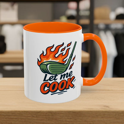 Let Me Cook - Golf Mug - 11oz in Orange