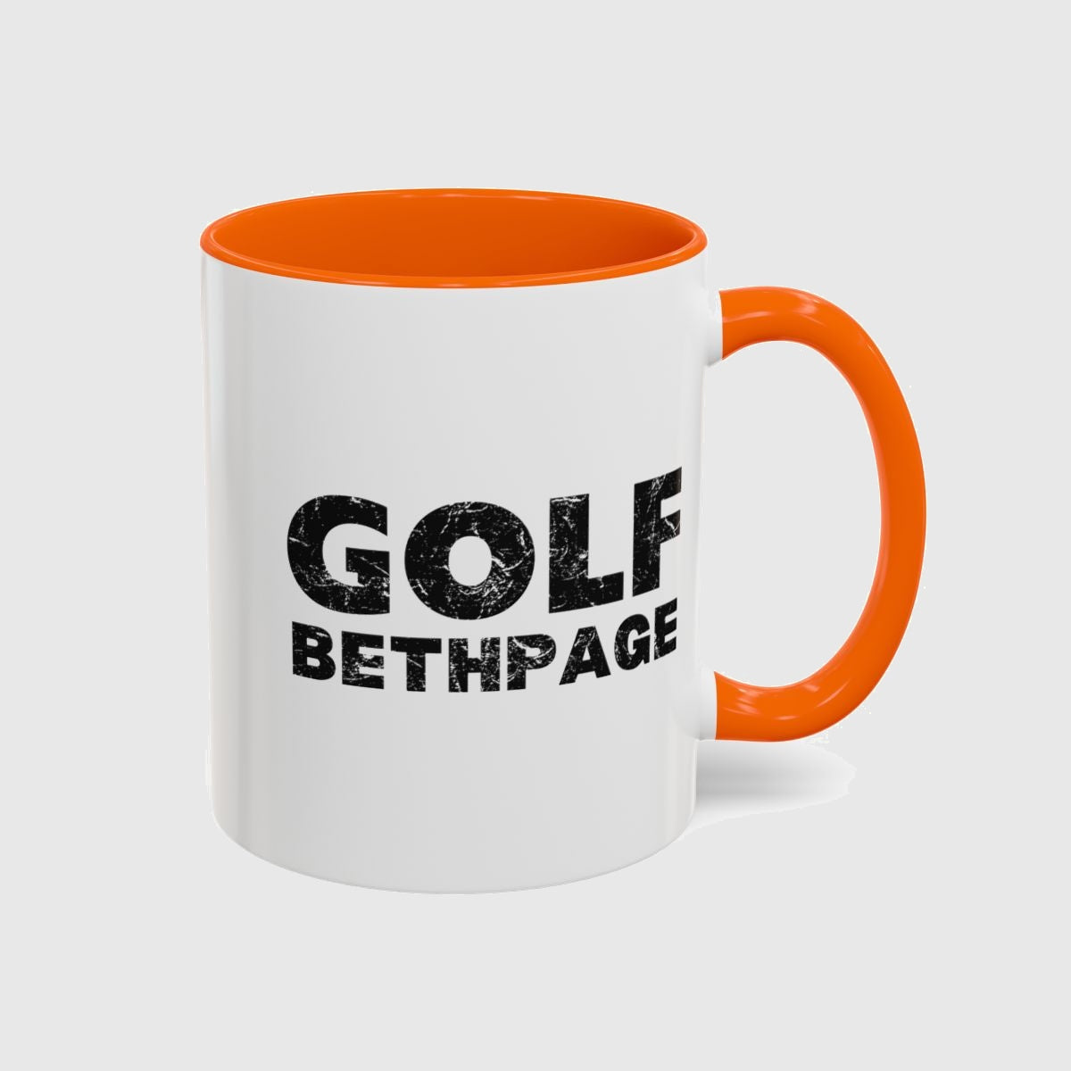 Golf Bethpage - Golf Mug in Orange