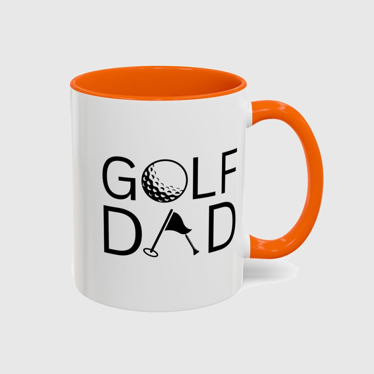 Golf Dad - Golf Mug in Orange