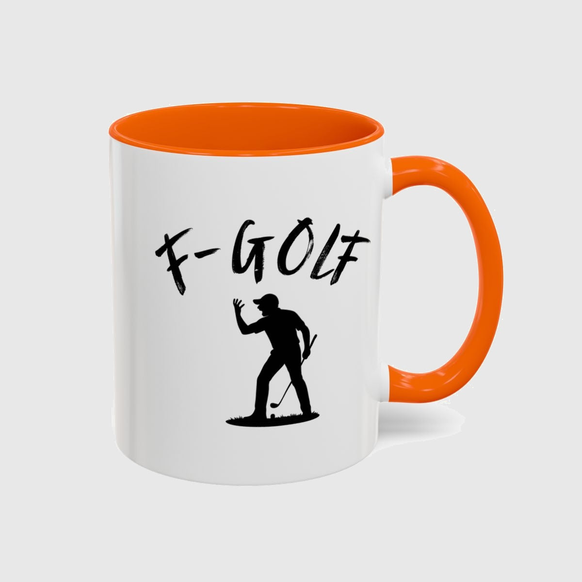 F-Golf (Male) - Golf Mug in Orange