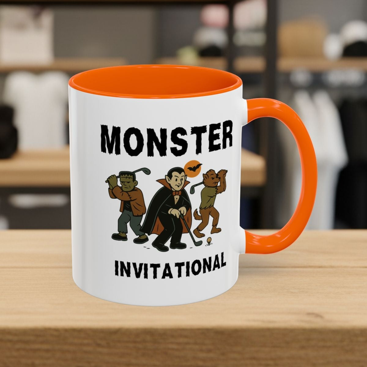 Monster Invitational - Golf Mug - 11oz in Orange