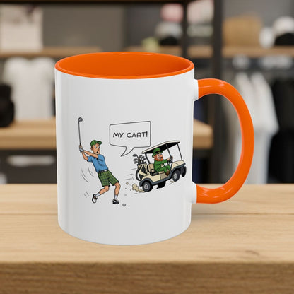 My Cart! - Golf Mug - 11oz in Orange