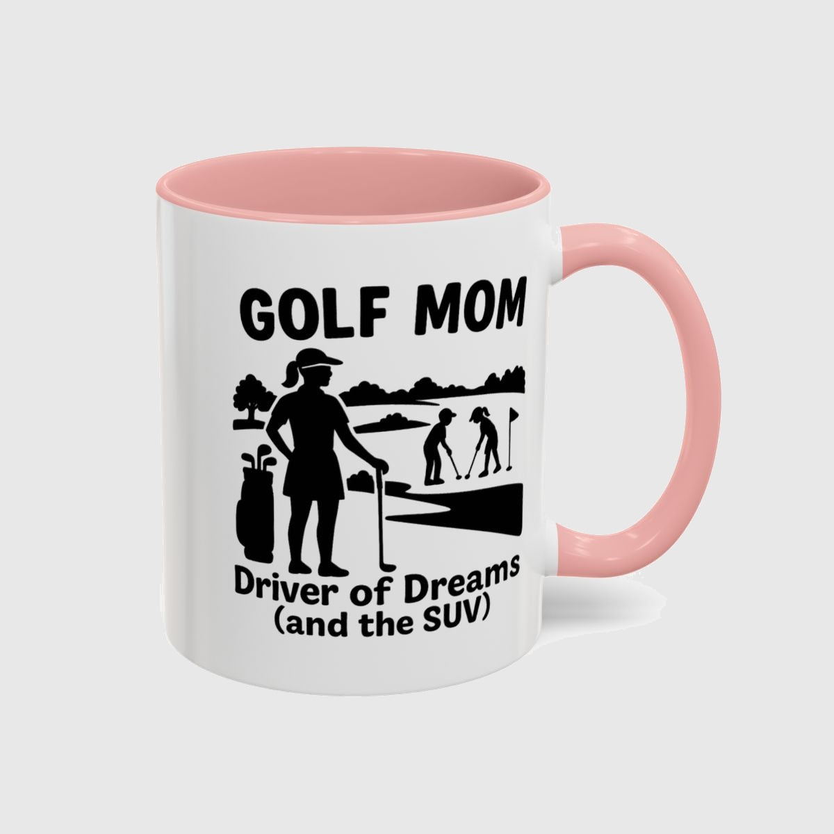 Golf Mom - Golf Mug in Pink