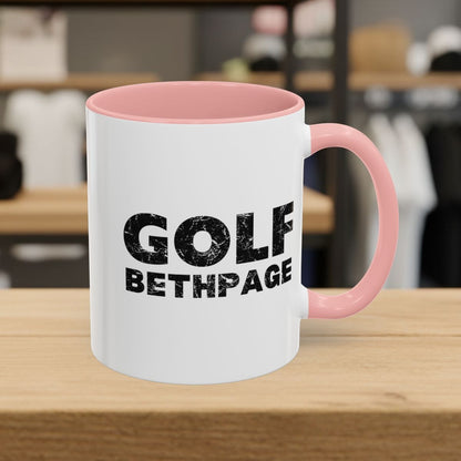 Golf Bethpage - Golf Mug - 11oz in Pink