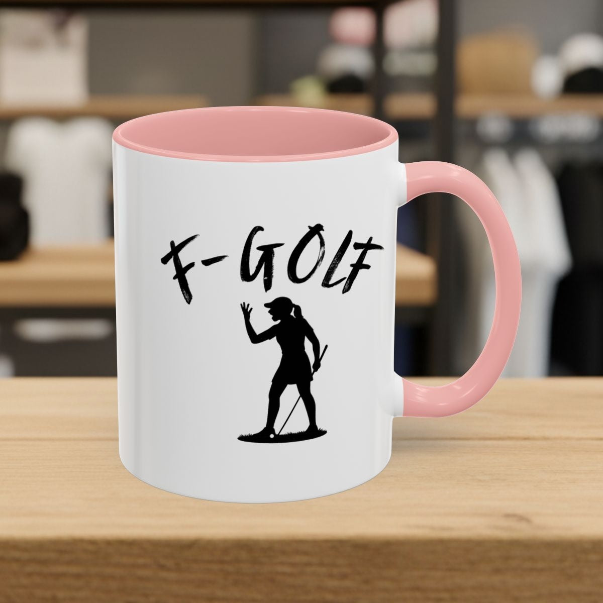 F-Golf (Female) - Golf Mug - 11oz in Pink