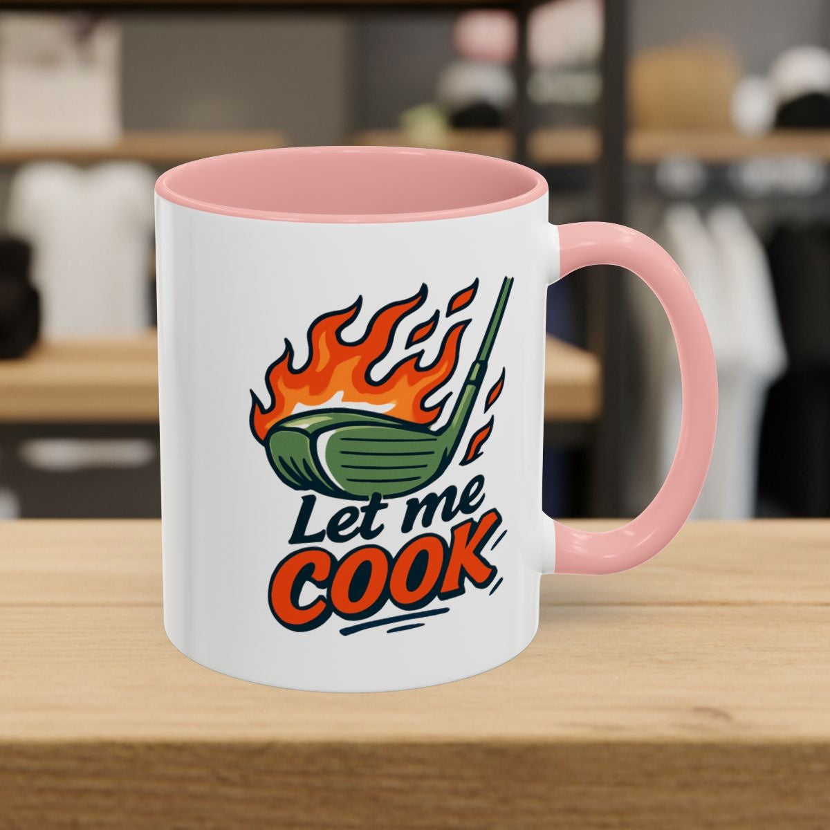 Let Me Cook - Golf Mug - 11oz in Pink