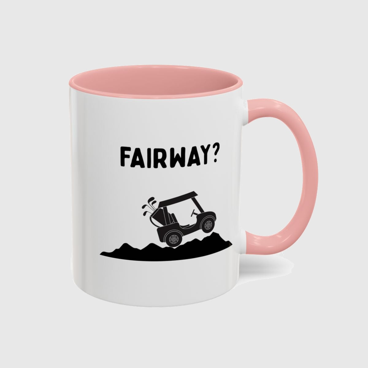 Fairway? - Golf Mug in Pink