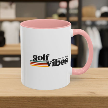 Golf Vibes - Golf Mug - 11oz in Pink