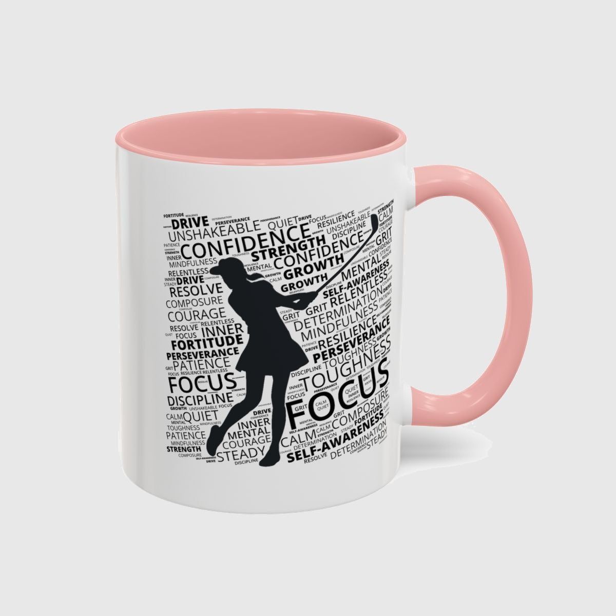 Unleash Your Mental Game (Female) - Golf Mug in Pink