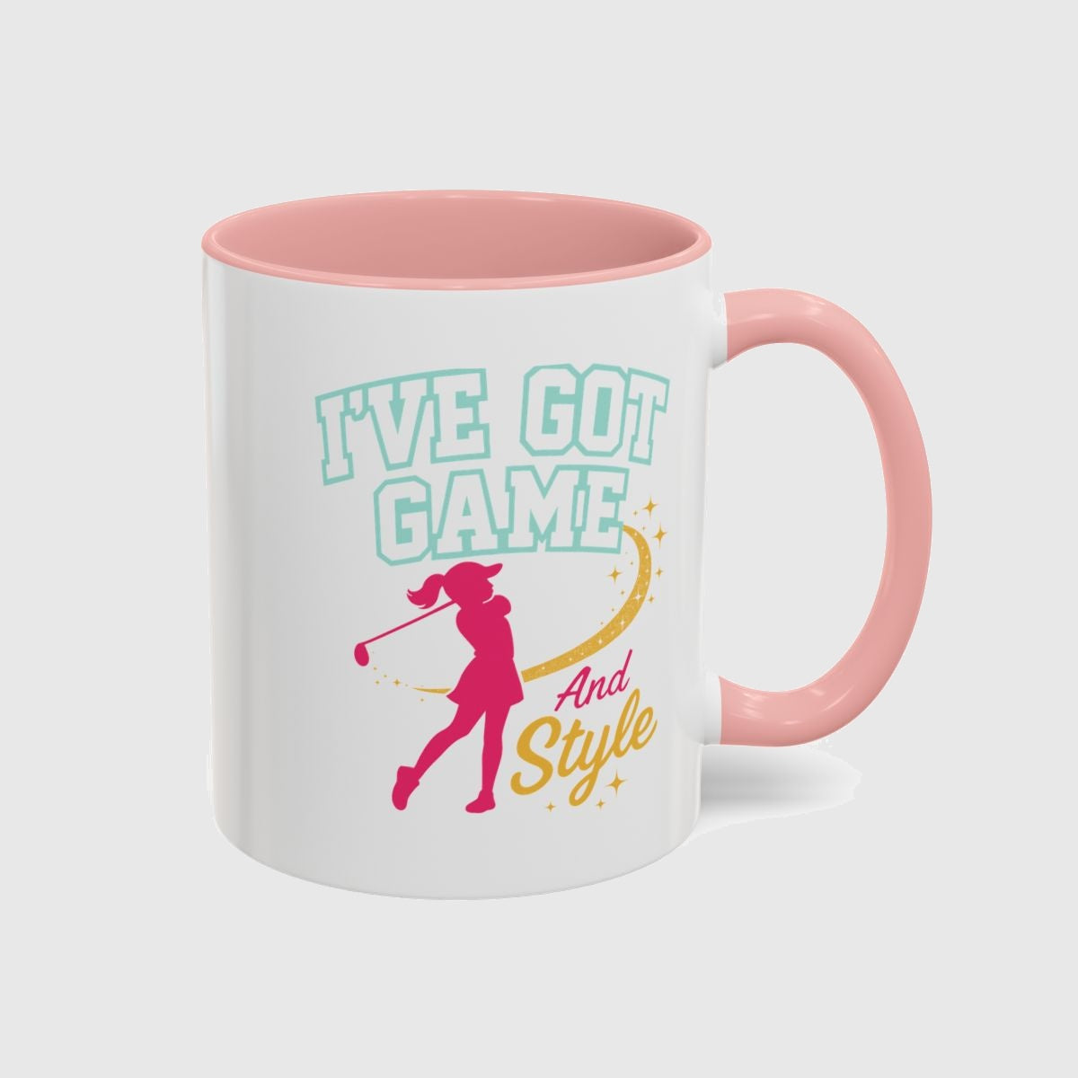 I've Got Game And Style - Golf Mug in Pink