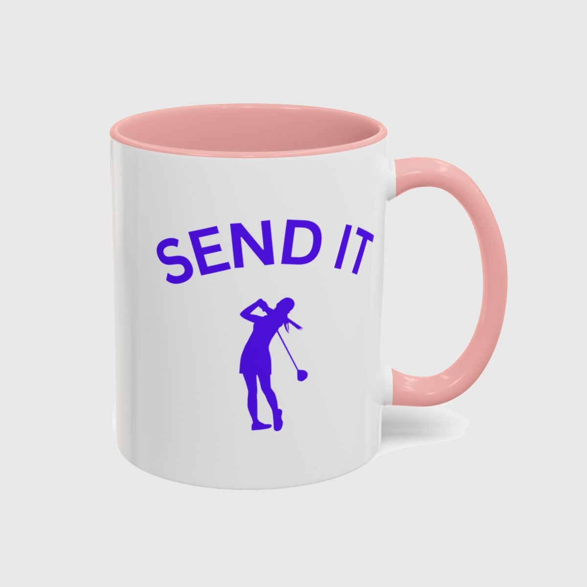 SEND IT (Female) - Golf Mug in Pink