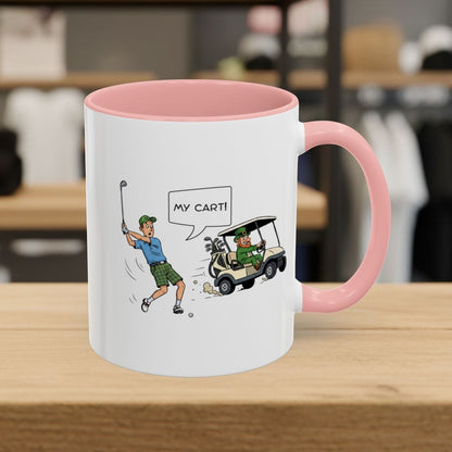 My Cart! - Golf Mug - 11oz in Pink