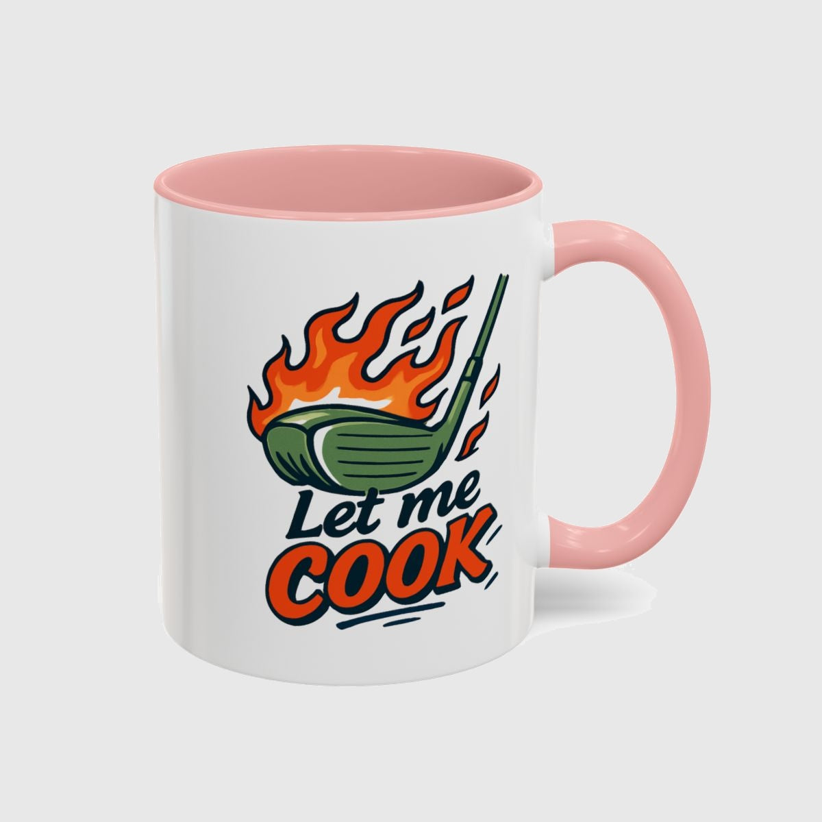 Let Me Cook - Golf Mug in Pink