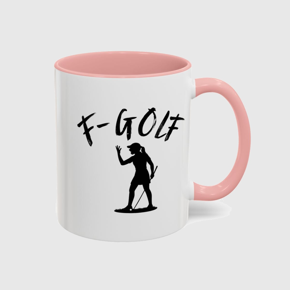 F-Golf (Female) - Golf Mug in Pink