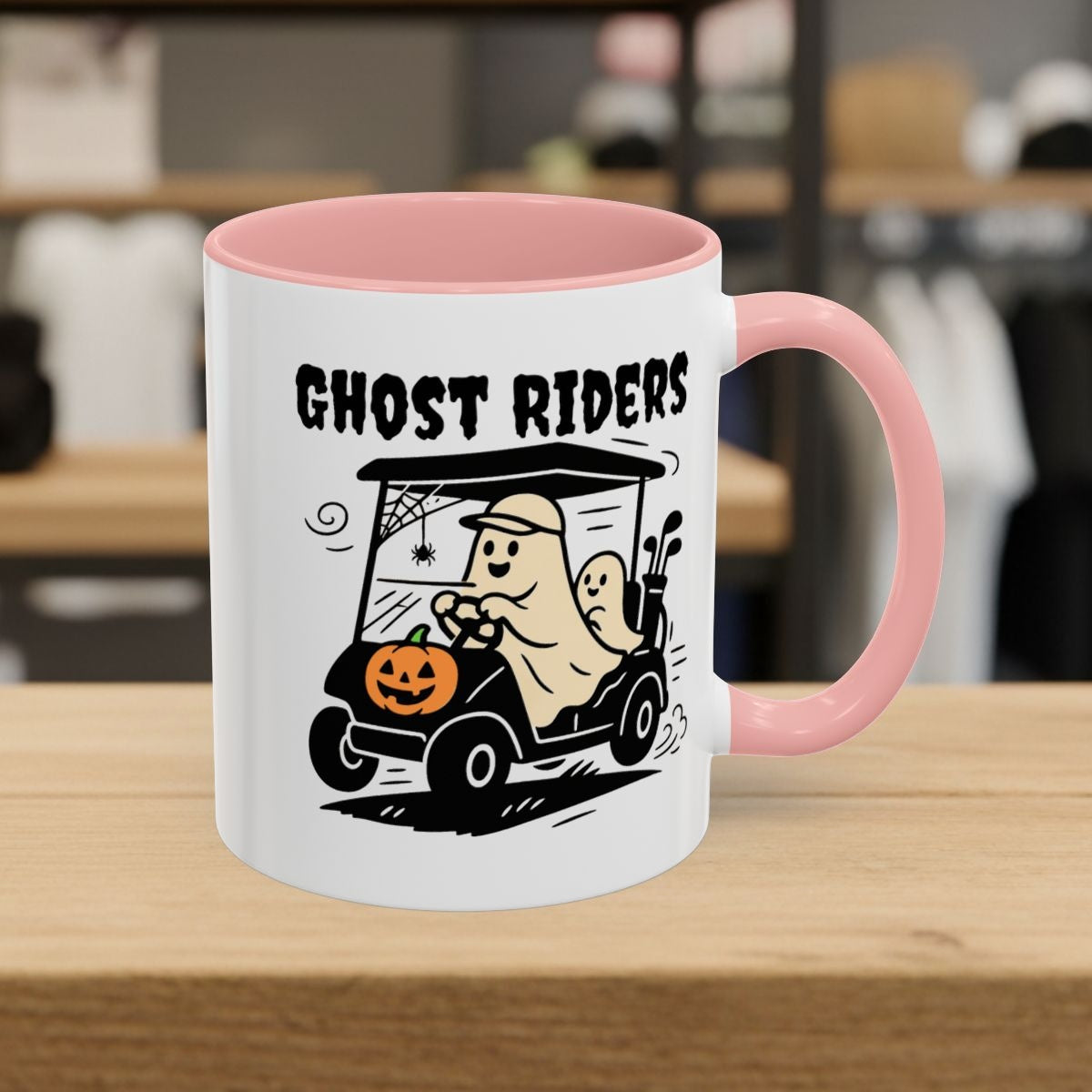 Ghost Riders - Golf Mug - 11oz in Pink