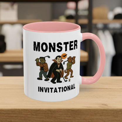 Monster Invitational - Golf Mug - 11oz in Pink
