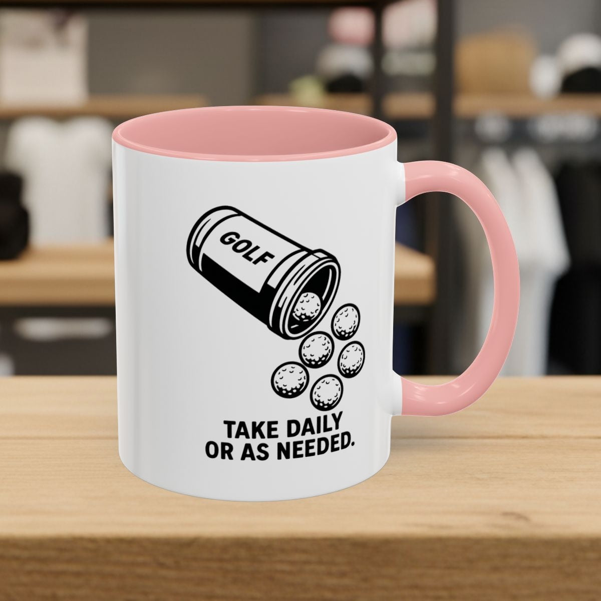 Golf Prescription - Golf Mug - 11oz in Pink