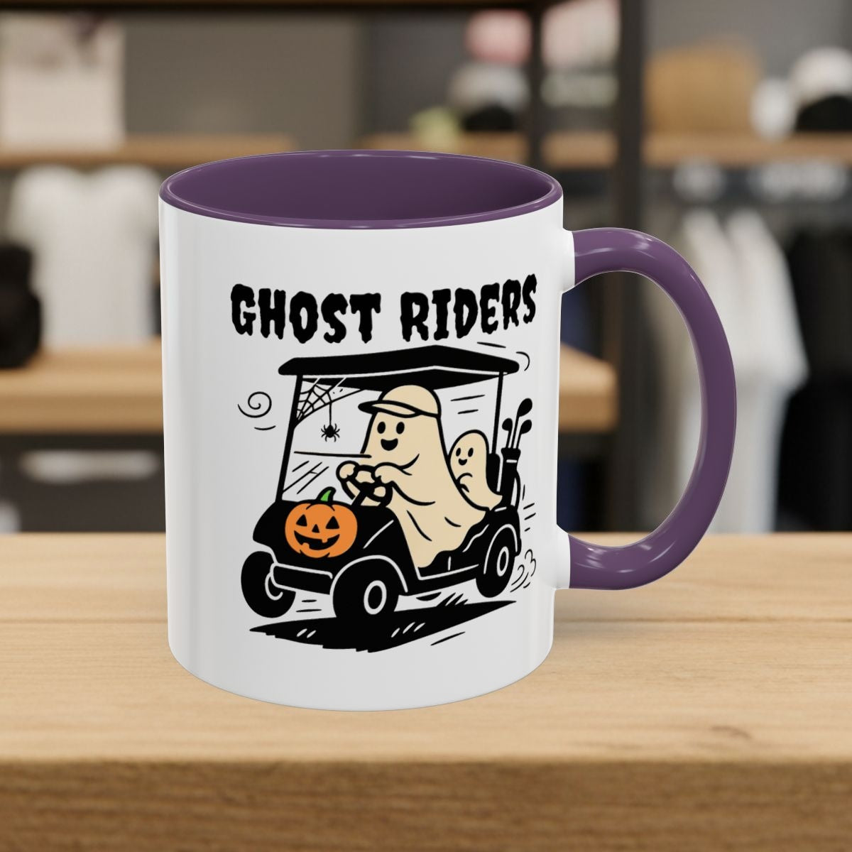 Ghost Riders - Golf Mug - 11oz in Purple