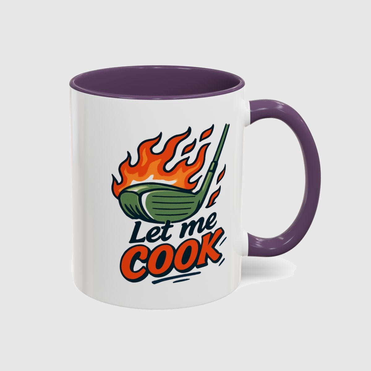 Let Me Cook - Golf Mug in Purple