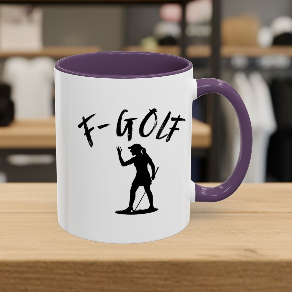 F-Golf (Female) - Golf Mug - 11oz in Purple