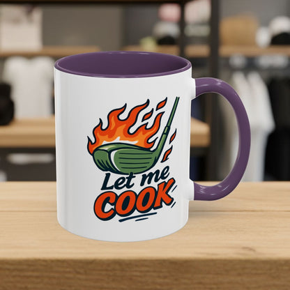 Let Me Cook - Golf Mug - 11oz in Purple
