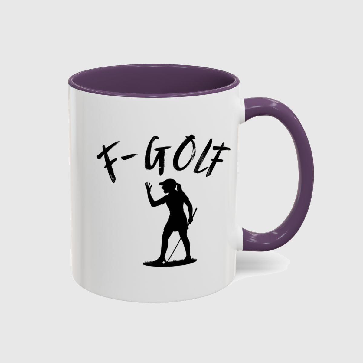 F-Golf (Female) - Golf Mug in Purple