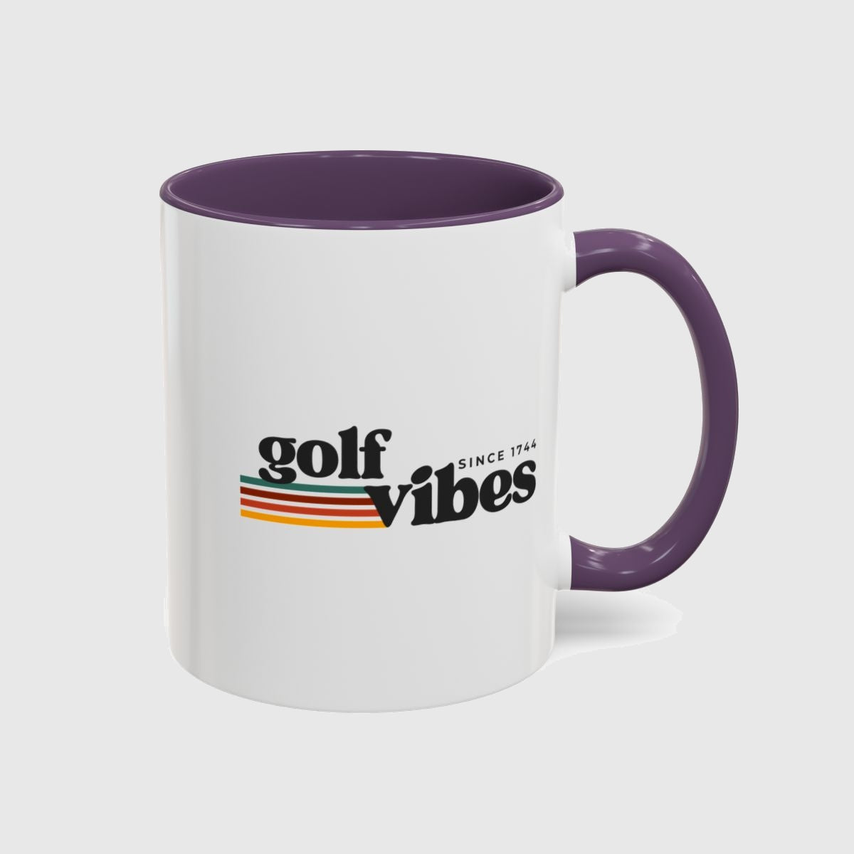 Golf Vibes - Golf Mug in Purple