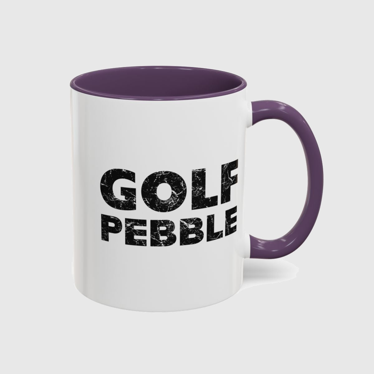 Golf Pebble - Golf Mug in Purple