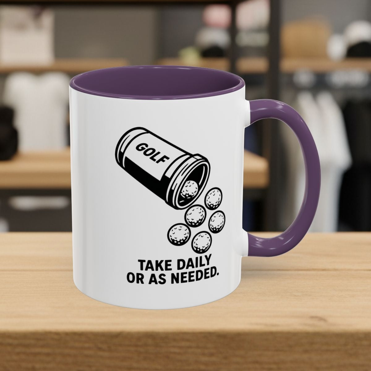 Golf Prescription - Golf Mug - 11oz in Purple