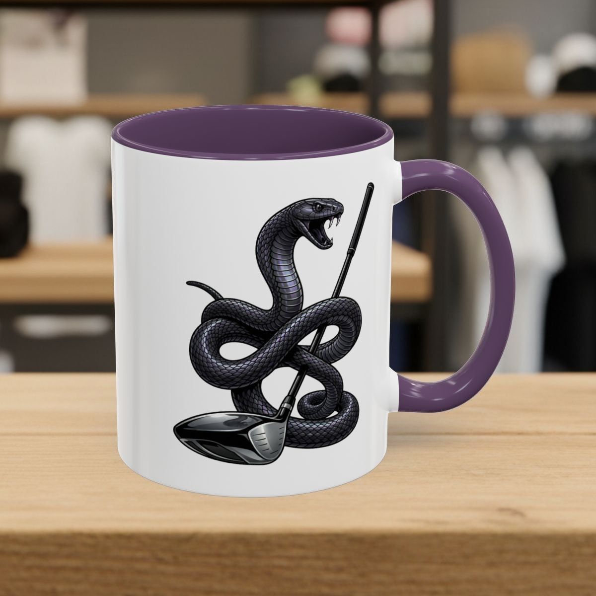 Strike Position - Mamba - Golf Mug in Purple