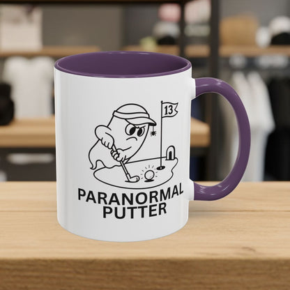 Paranormal Putter - Golf Mug - 11oz in Purple