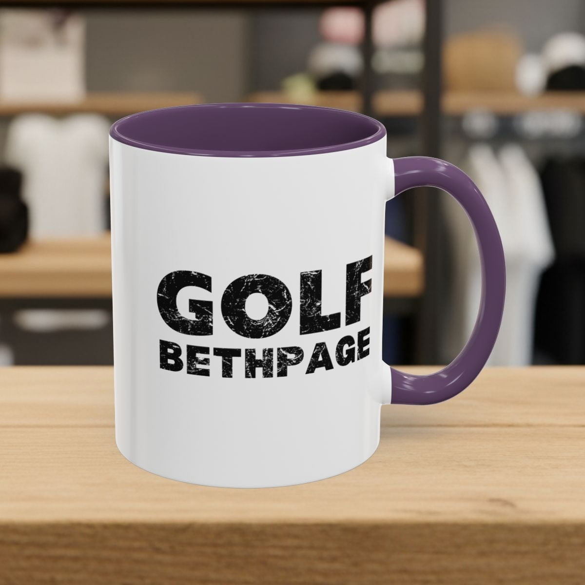 Golf Bethpage - Golf Mug - 11oz in Purple