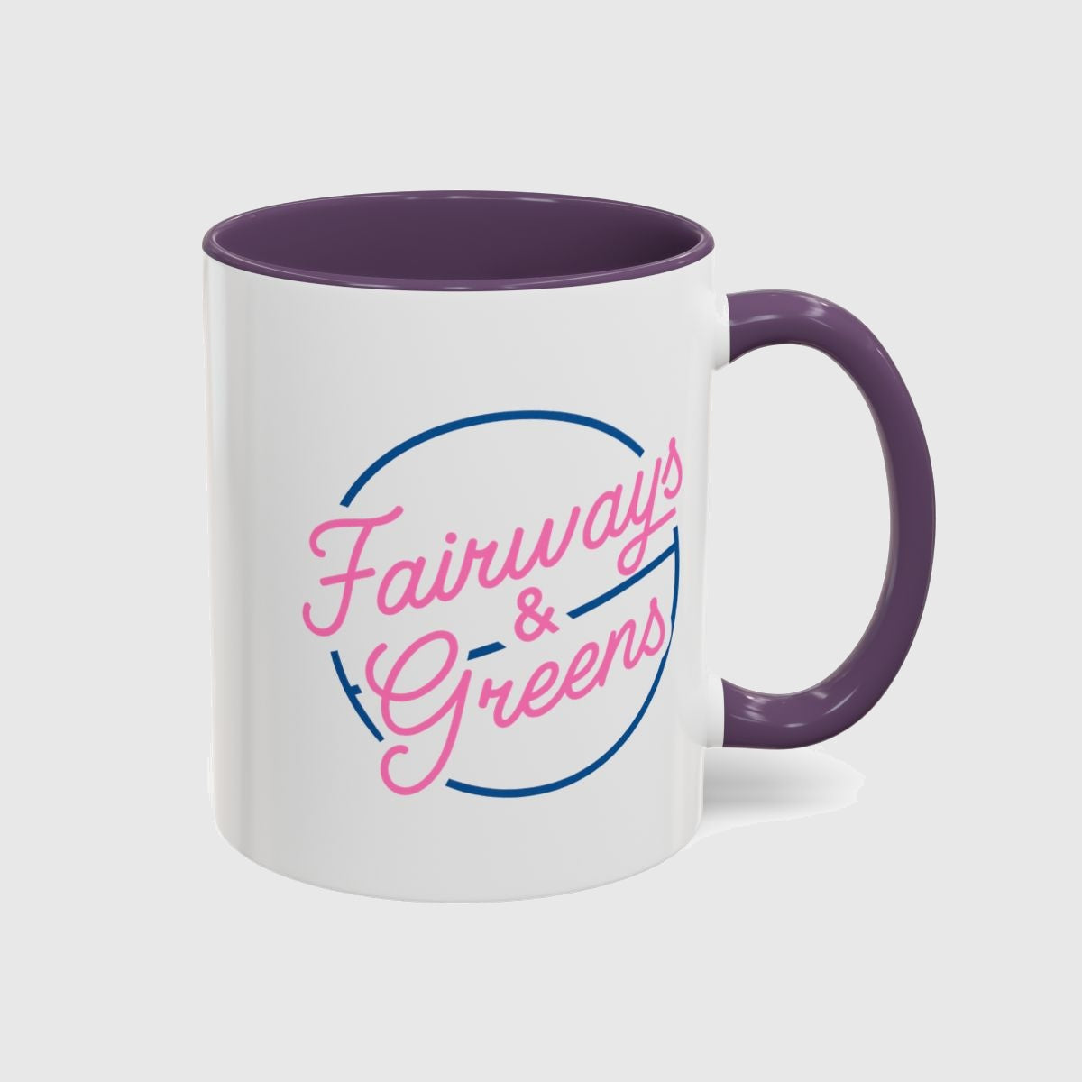 Fairways & Greens - Golf Mug in Purple