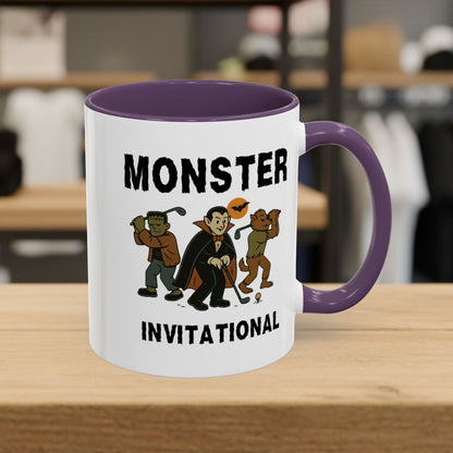 Monster Invitational - Golf Mug - 11oz in Purple
