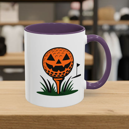 Tee Time Terror - Golf Mug - 11oz in Purple