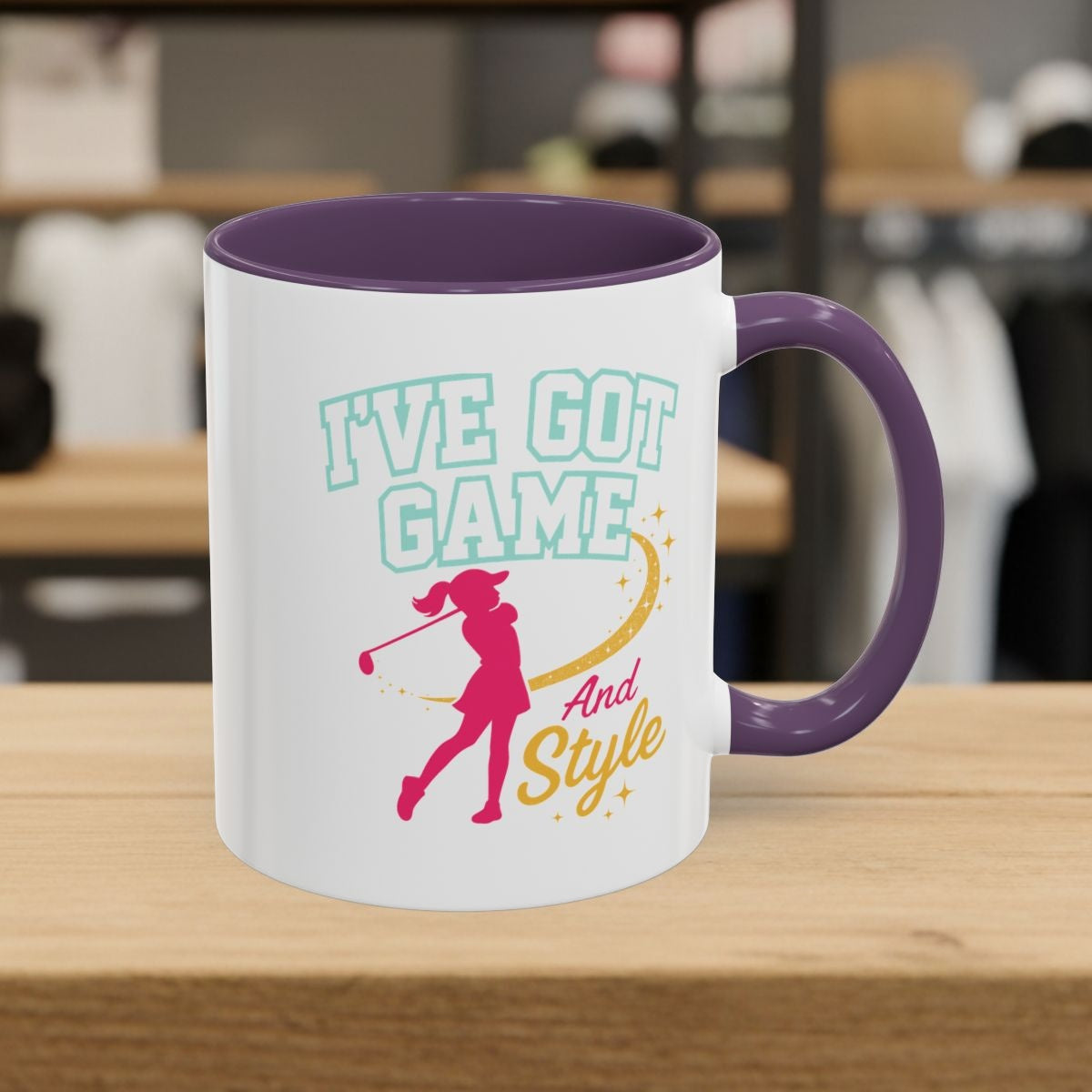 I've Got Game And Style - Golf Mug - 11oz in Purple