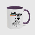 Golf Vibes Retro - Golf Mug in Purple
