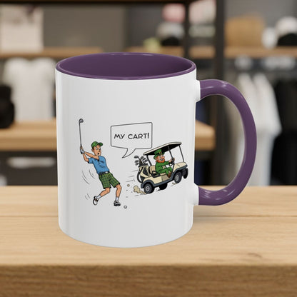 My Cart! - Golf Mug - 11oz in Purple