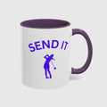 SEND IT (Female) - Golf Mug in Purple