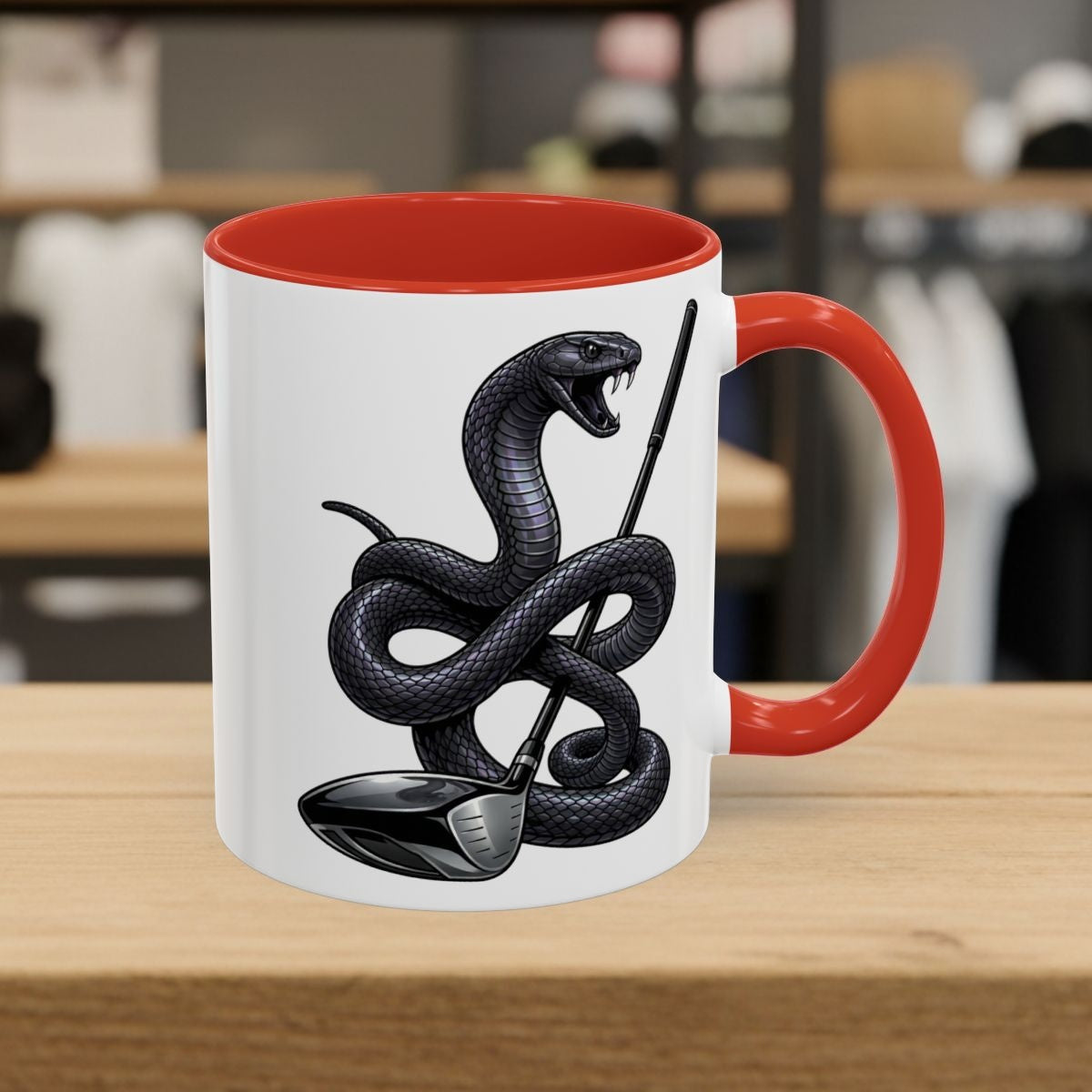 Strike Position - Mamba - Golf Mug in Red
