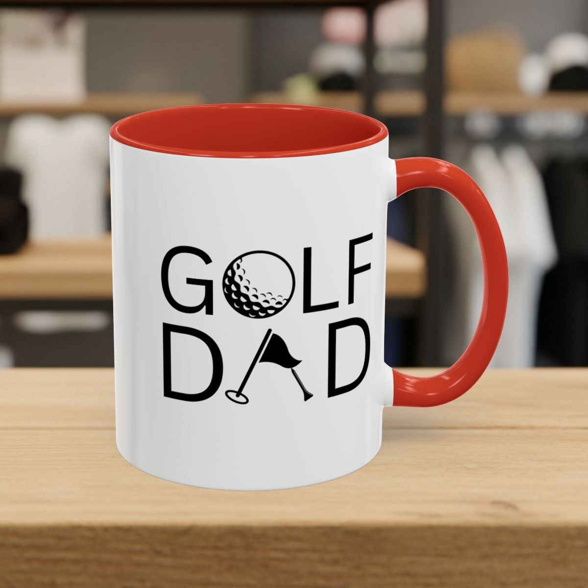 Golf Dad - Golf Mug - 11oz in Red