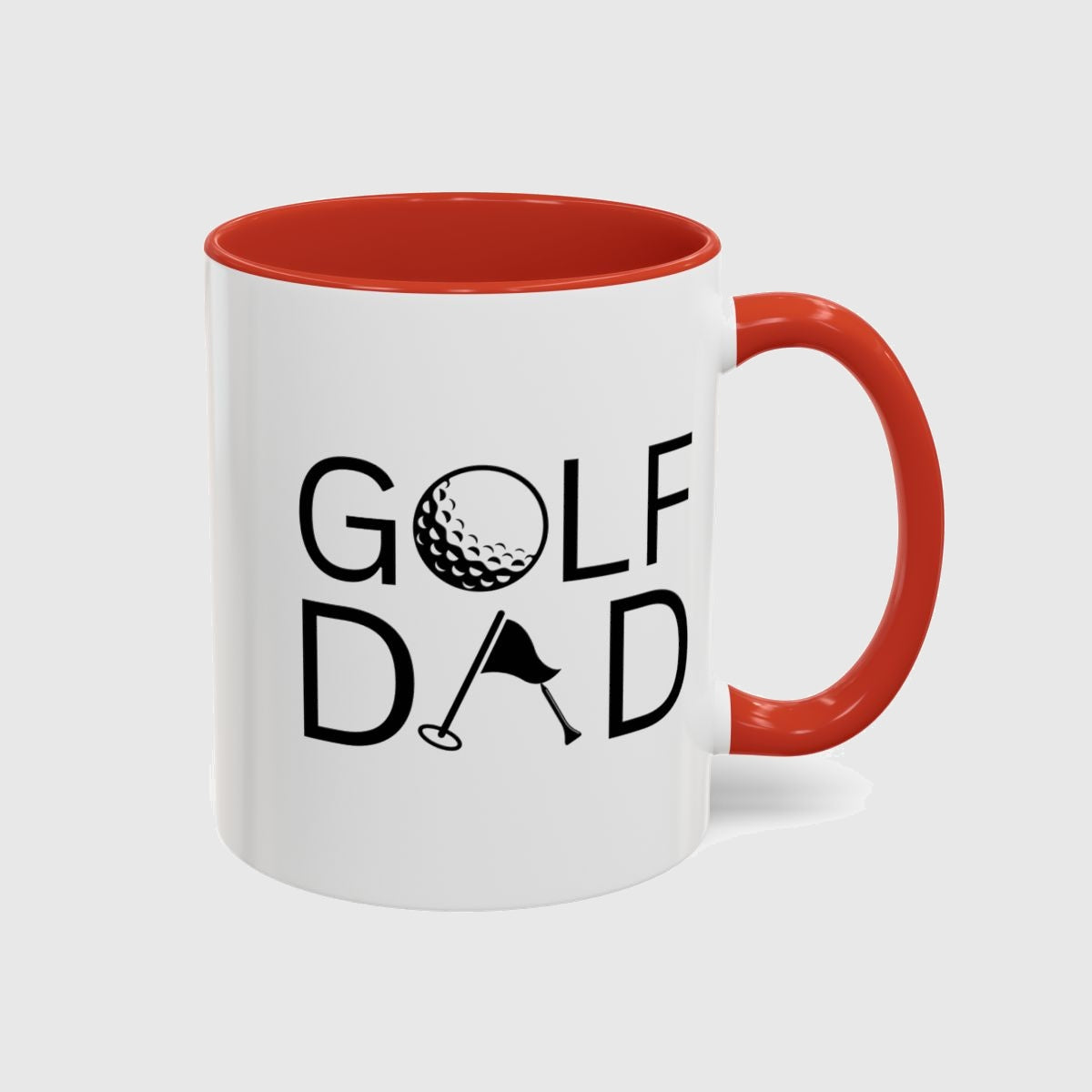 Golf Dad - Golf Mug in Red