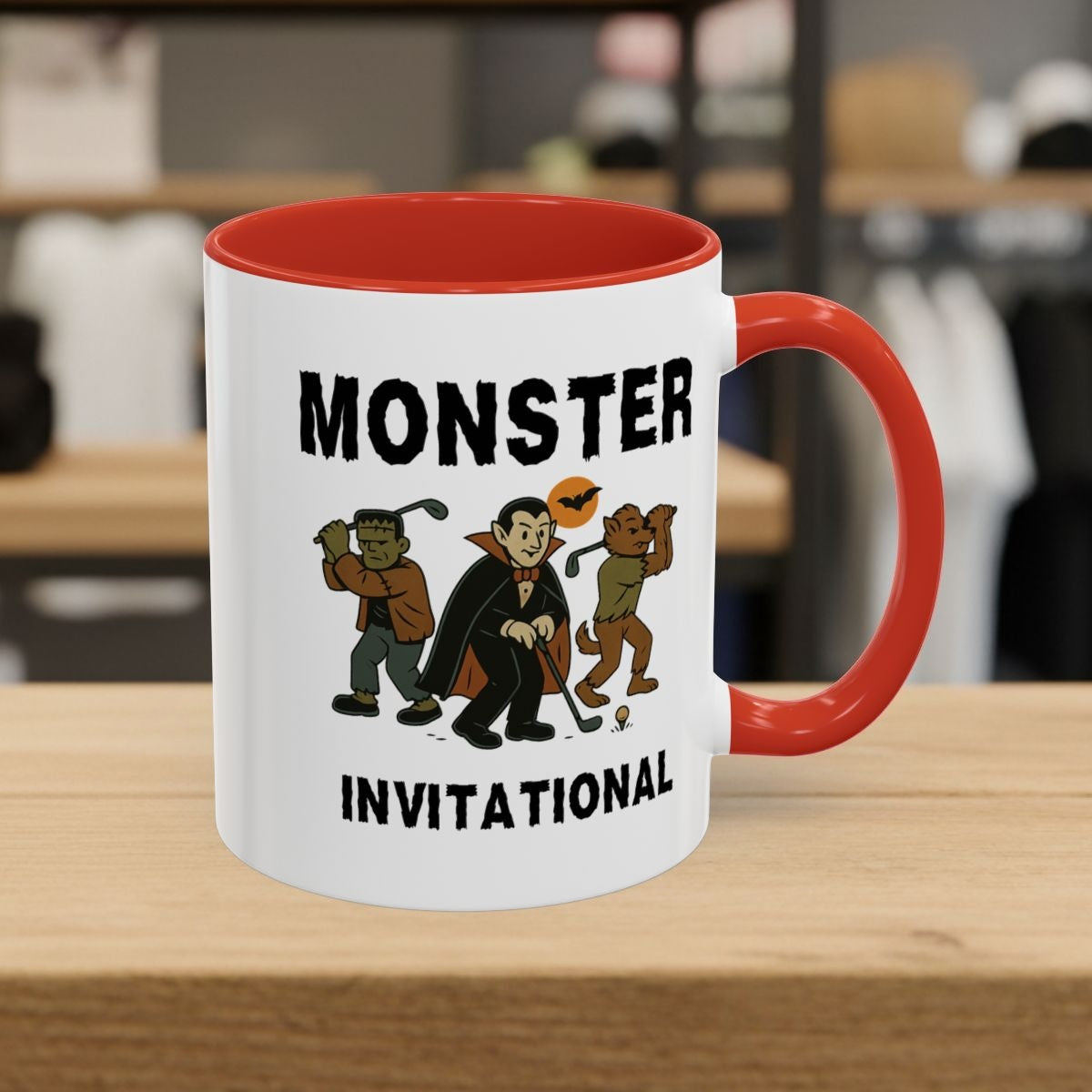 Monster Invitational - Golf Mug - 11oz in Red