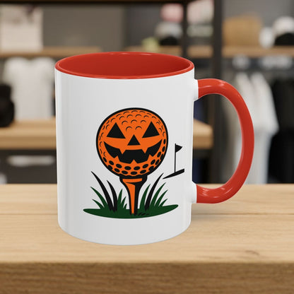 Tee Time Terror - Golf Mug - 11oz in Red