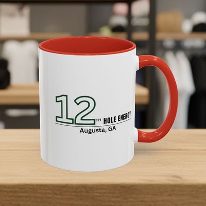12th Hole Energy - Golf Mug in Red