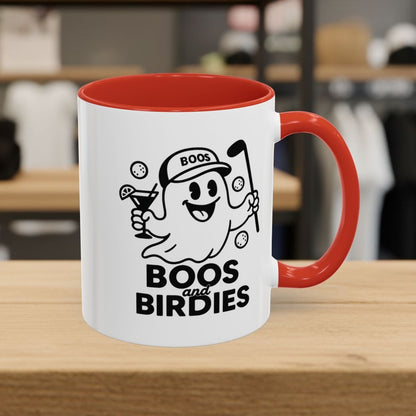 Boos and Birdies - Golf Mug - 11oz in Red