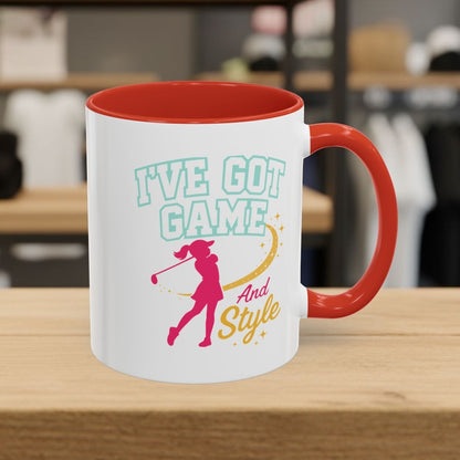 I've Got Game And Style - Golf Mug - 11oz in Red